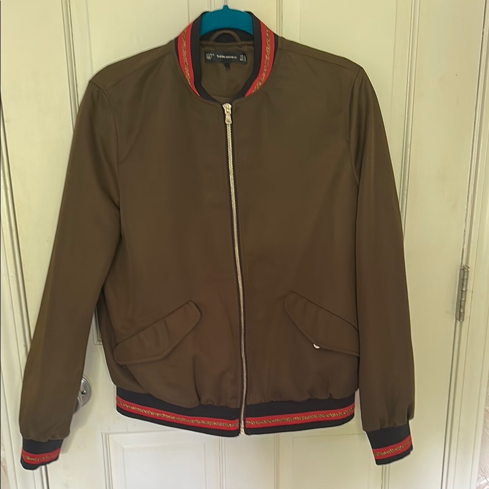 Olive Bomber Jacket